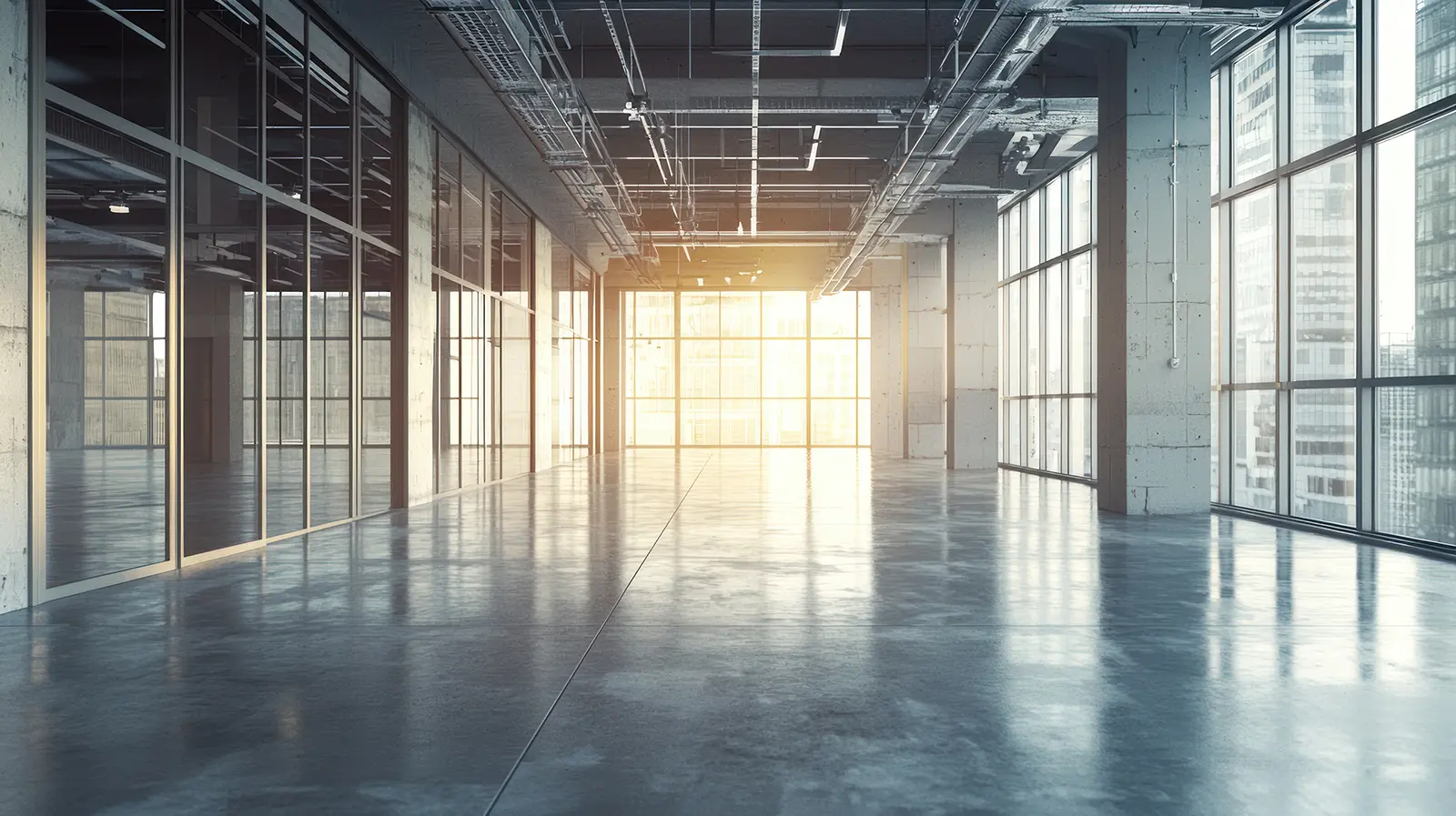 Art-Group_services_commercial-buildout-2_1600 Empty commercial space prepared for a professional build-out by a commercial contractor